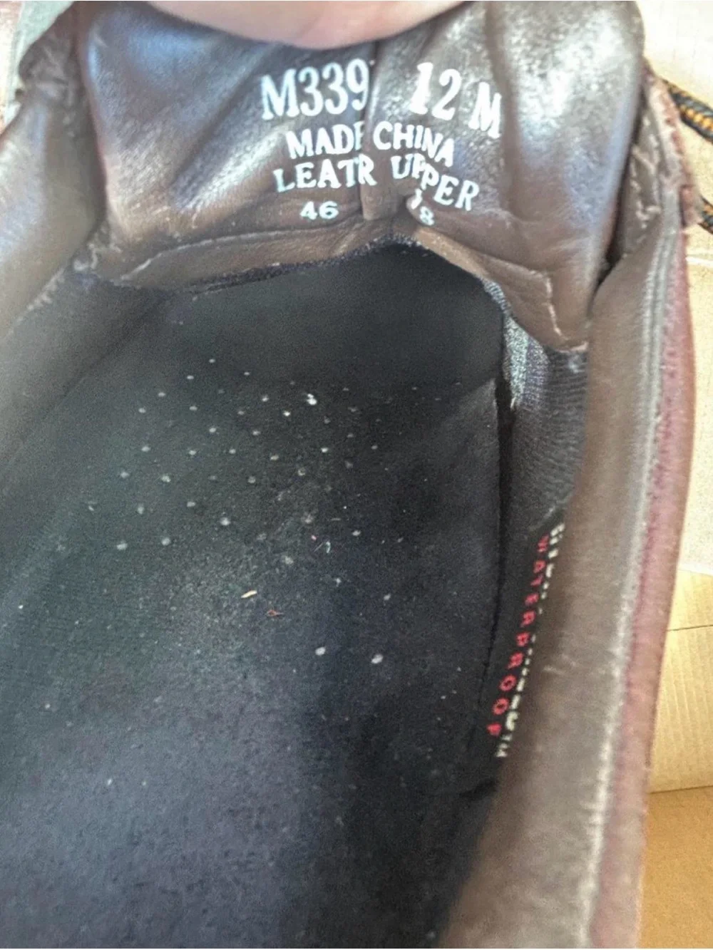 Rock port brown leather